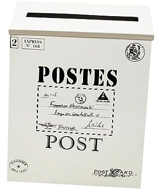 OSALADI Buzón De Retro Buzón Decorativo para Pared De Casa para Decoración De Pared