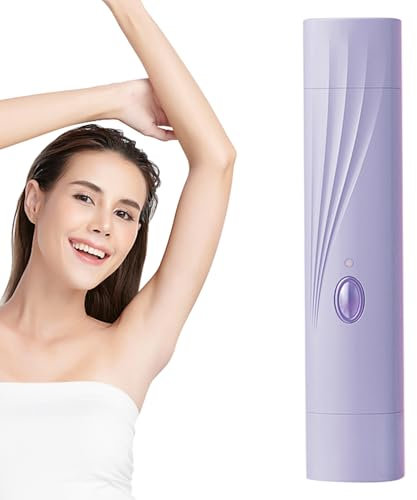 Rasoio Elettrico per Donna - Rasoio Elettrico Femminile a Doppia Testina,Depilatore Personale per Viso Pelle Sensibile Area Bikini Gambe Ascelle Utilizzo Quotidiano e Viaggio