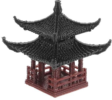 BESTonZON Decorazione Padiglione Giapponese per Paesaggio Leggero e Portatile per Bonsai e Adatto Serbatoi e Micro