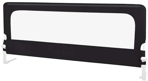 HUOLE Griglia di protezione per letto per bambini, Barriera Protettiva Anticaduta Letto, Richiudibile,pieghevole, protezione da cadute-200 * 70 * 26 cm-nero