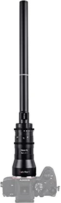 AstrHori 18 mm F8 APS-C Weitwinkel-2X-Makro-Sondenobjektiv mit integriertem Ringlicht für spiegellose Kameras der Sony E-Mount-Serie A7,A7R,A7S,A9,A6000,A6300,A6500,A6400,A6600,NEX-3, NEX-7,NEX-5