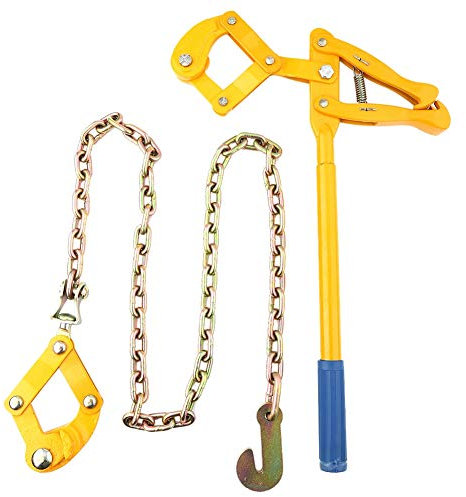Yosoo Health Gear Colador de Cadena Tensor de Camilla de Cerca de 1,2 M, Herramienta de Reparación de Energizador de Extractor Resistente para Cercas de Granja de Granero de Ganado Alambre de Púas