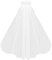 Psyqtsuary Hochzeit Brautschleier, Schleier Braut Elegant Schleier Kurz mit Kamm Weiß Brautschleier Kurz 43 cm Bride Schleier für Hochzeit Party Junggesellinnenabschied