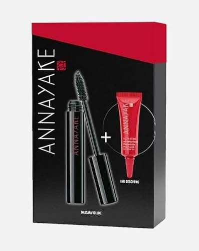 Annayake - Mascara Volumen Set - Volumen Mascara schwarz 8.5ml + Ultratime Soin Contour des Yeux Augenpflege 7ml
