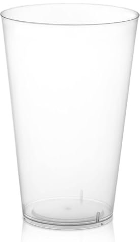 Maxi Products - Vasos Cubata Anchos de Plástico Reutilizables 400 cc para Fiestas, Eventos y Celebraciones - A Granel