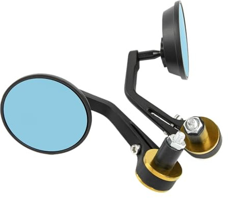 Specchietto retrovisore universale per manubrio moto per estremità manubrio Specchietto retrovisore rotondo da 7/8 Specchietti retrovisori laterali Retrovisoris Lateralis