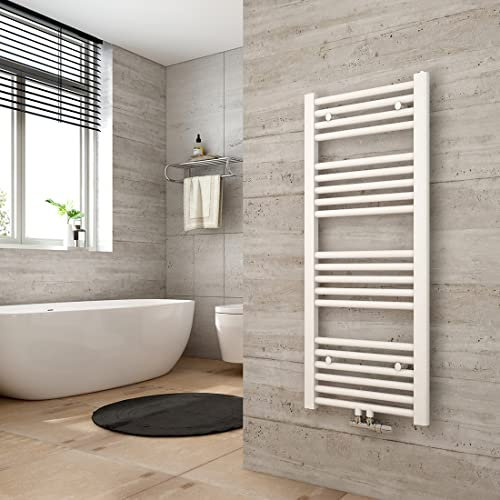 Heilmetz Toallero Secador 100 x 40 cm，radiador toallero baño Blanco