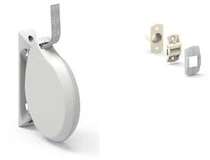 Enrouleur de sangle rond pour volet roulant avec guide et sangle de 5,5 m