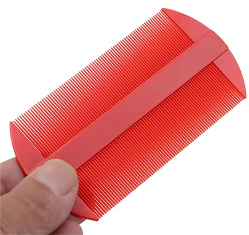 Lice Comb,Double Sided Fine Tooth Combs, Hair For Adults Or Pet'S Long, Short, Fine, Thick Tooth Head Nit Hair Combs For Pets Adults English Color Lice Combs