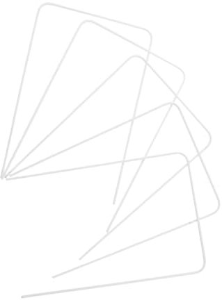 EXAOMBLE 5stücke Metalltore Für Krocket Erdspießhaken Aus Krocketspielteile Für Rasen Hinterhof Terrasse Outdoor Zubehör Spike Und Schleifen