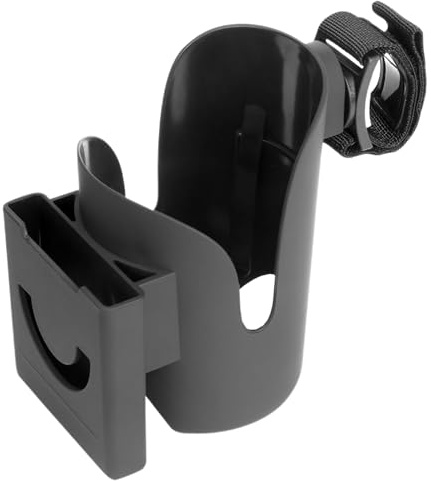 Porte-Gobelet pour Poussette Bébé | Organisateur Bouteille et Téléphone pour Vélo et Quotidien - Support Adhésif Gobelet et Portable pour Voyage, Extérieur, Boisson, Plage, Transport, Camping et