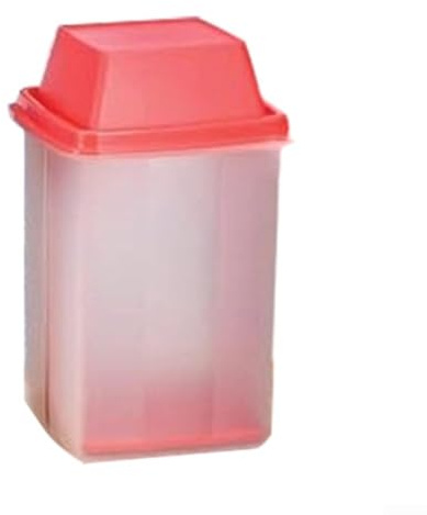 Inläggsglas med silinsats för saftfat – BPA-fritt förvaringsglas 11 x 20 cm, lufttätt fermenteringsglas för kimchi och oliv, platsbesparande (rosa)