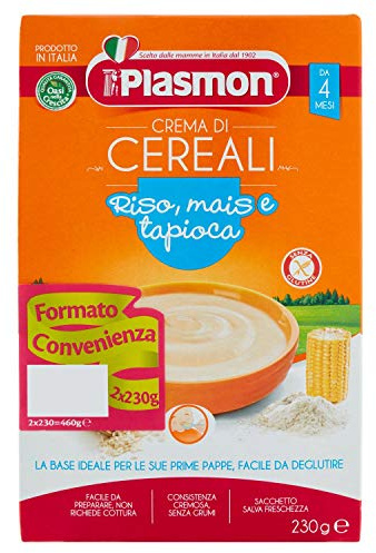 Plasmon Crema ai cereali - Riso, mais, tapioca 2 x 230 g