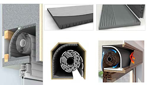 NEXTRADEITALIA CF da 1KIT Evolution No Problem per l'Isolamento Termico Acustico e la Coibentazione dei Cassonetti, Avvolgibili e le tapparelle 100x50 cm