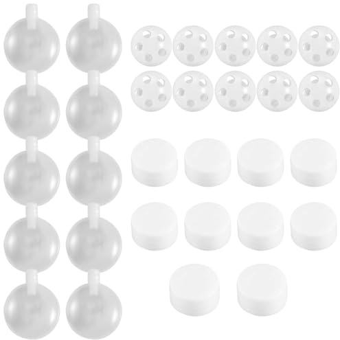 Sonaglio per Cucire Fai da Te Sfere,Riparazione Sonaglio,Rattle Ball Palle Sensoriali,Sonagli da Cucire,Sonagli da Cucire,giocattoli per Cani e Animali,30pcs