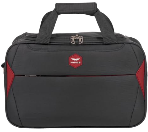 Wings Valise en tissu à coque souple - Valise légère à coque souple avec 4 roulettes - Bagage de voyage en tissu - Grande valise pour valise de voyage - Valise et trolleys - Valise souple pour voyage,