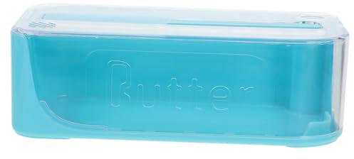 SOLUSTRE Mantequillera De Transparente Con Tapa Recipiente Sellado Para Almacenar y Para Mantener Los Ingredientes