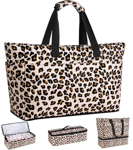 ISEYOU Strandtasche XXL Familie mit Kühltasche, Groß Strandtasche mit Reißverschluss Wasserdicht Sanddicht, Handtasche Damen 49L, Faltbar Badetasche für Urlaub Reisen Fitnessstudio Picknick