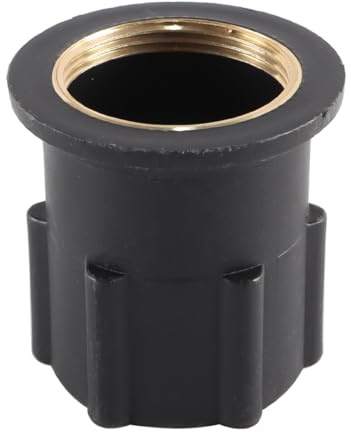 Durlo 1 Pcs 32mm Faucet Nut Fixed Seat, Plastic Fixing Nut Tap Fastener, Fixed Faucet Assembly for Kitchen, Black