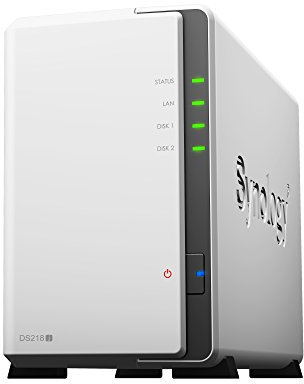 Synology DS218J 6TB 2 Bay NAS Lösung | Eingerichtet mit 2 x 3TB Seagate IrownWolf Fährt