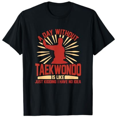 T-shirt De Taekwondo Pour Enfants, Hommes, Femmes, Garçons, T-Shirt