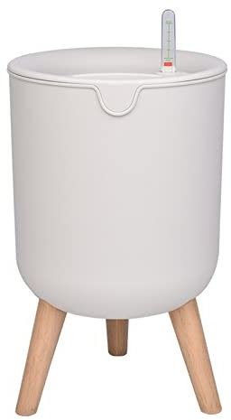 LSFYYDS Maceta de Autorriego,Maceta Grande con Soporte,Maceta de Autorriego para el Hogar,Accesorio de Jardín (1)