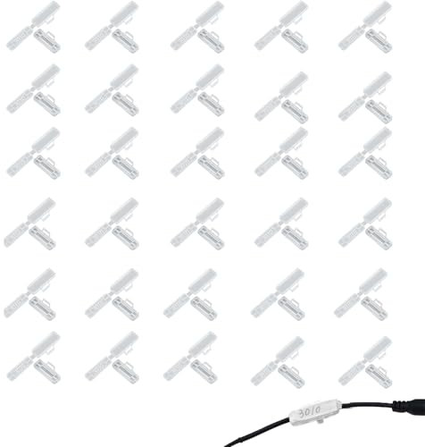 Lsydgn 60 Stück Kabeletiketten Kabel Beschriftung Kabelbeschriftung Clip Transparent Kabeletiketten Wiederverwendbare Kabeletiketten Aus Nylon, Wasserdichte Kabeletiketten Geeignet Für Drähte Kabel