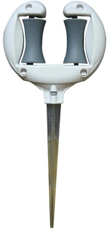 Pali guida per tubo da giardino, supporto guida per tubo da giardino, Supporto guida per tubo da giardino in metallo, Punta multifunzionale dal design resistente per una facile manovrabilità, protegge