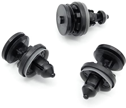VVO Fastener– svarta plastklämmor. Framdörrbeklädnad Kompatibel med vissa Ford C-Max, Focus C-Max, Focus, Kuga, (10 st)