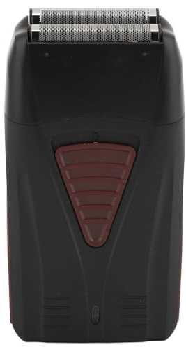 Cortadora de Cabello de Aluminio para Hombres con Cabezales de Lámina Doble, Cortadora Inalámbrica de Afeitado Rápido para Barba y Patillas, Batería de 600 MAh, Material ABS +