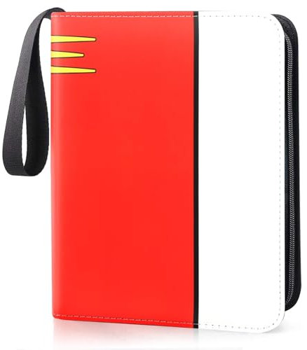 Sammelalbum, 480 Karten - 60 Seiten Sammelkarten Album mit 4-Fach Taschen, Tragbar & Leicht Sammelheft
