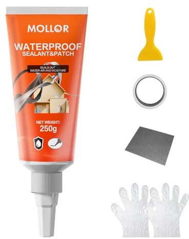 Concrete Crack Filler, Heavy-Duty Cement Crack Filler, Self Leveling Concrete Sealer for Driveway, Walkway, Patio, Waterproof Outdoor Caulking Glue, Grey, 250g
