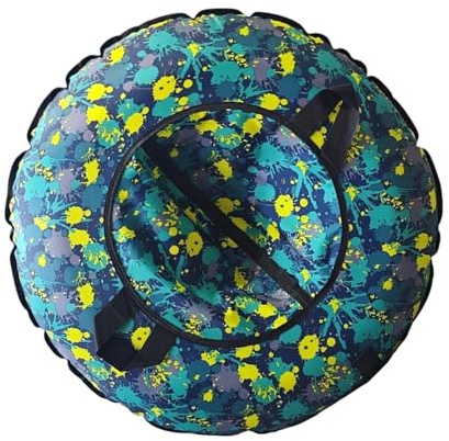 Lanmijia Tubo Da Slittino | Gommone Gonfiabile 104 cm con Maniglie,Tubo Da Neve Resistente | per Adulti Bambini Inverno Esterno Campo Piscina