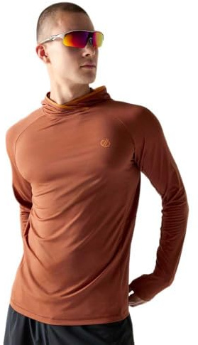 Dare2b Mens Sprint City Hooded Sweatshirt, Arabian Spice, XL EU