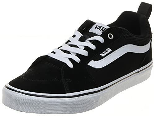 Vans Herren Filmore Sneaker, Suede Canvas Black White, 47 EU
