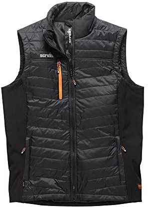 Scruffs Men's Trade Body Warmer Workwear Jacket, Black (Black 001), L UK