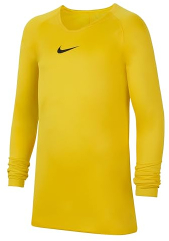 Nike Unisex Niños Jersey de Manga Larga Nk Df Park First Layer, Tour Yellow y Black, AV2611-719, S