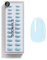 DOONAILS – Press On Nails 30er Set Baby Blue abgerundete Form Blau – Nägel zum Aufkleben Full Cover in Salonqualität – Fake nails soft gel Short – Natürliches & angenehmes Tragegefühl
