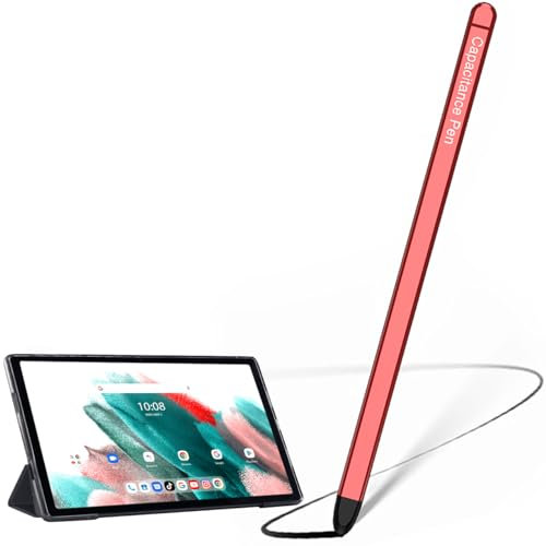 BAILI Fold6 Stylus Pen, Samsung s Pen PRO Replacement, Penna per Tablet per Samsung Galaxy Z Fold6/Z Fold 4, Input Pens per Galaxy Tab A9+ Compatibile con Pads/Lenovo/Android/iOS-Rosso