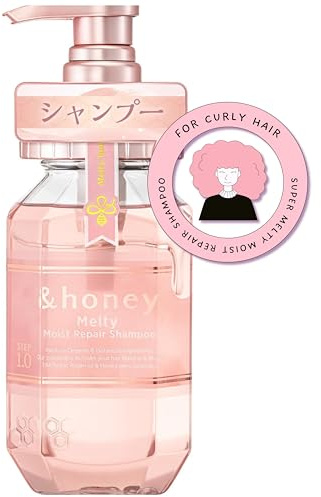 & Honey Melty Moist Repair Shampoo Reparatur-Shampoo für beschädigtes Haar 1.0 Haapflege Splissbehandlung Stärkung, ideal für lockiges Haar 440 Ml