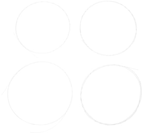 VICASKY 1 Juego de Cuerdas de Nailon para Ukelele Sonido Estable Reducción de Fatiga Musical Afinación Precisa para Músicos