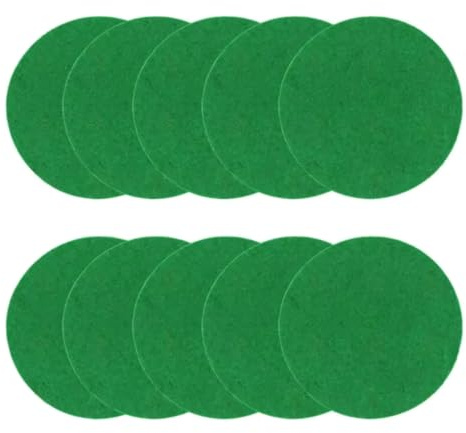 Lot de 10 poussoirs de rechange en feutre pour table de jeu Air Hockey