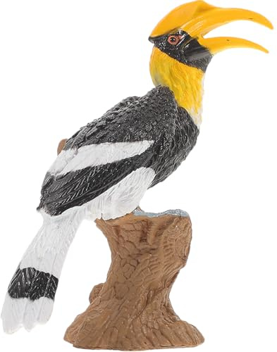 GARVALON Figura Simulata di Pappagallo Decorazione Realistica Leggera Resistente per Casa e Giardino Ornamento Animale Fantasia