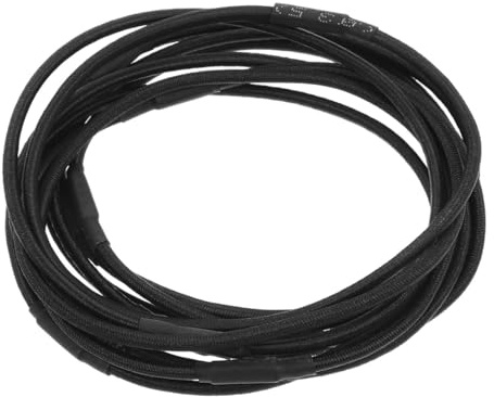 ELAYARD 10 Pezzi Bande Elastiche in Gomma Nera per Supporto Microfono Shock Mount e Asta Condensatore, Antivibrazione e Resistente All’usura, Accessori di Ricambio per Studio e Palco