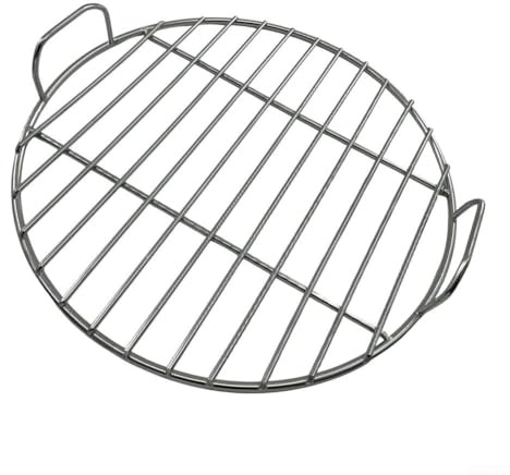 Runt grillgaller i rostfritt stål, för Weber vattenkokare kolgrillar 57 cm/47 cm, utomhusmatlagningstillbehör för trädgårdsgrill (53 cm)