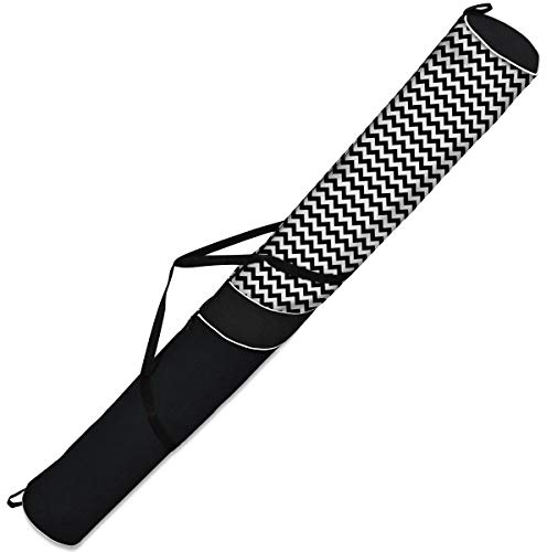 Ferocity Housse à Skis Sac de Ski pour 1 Paire Ski 170 cm Long Zig Zag [053]