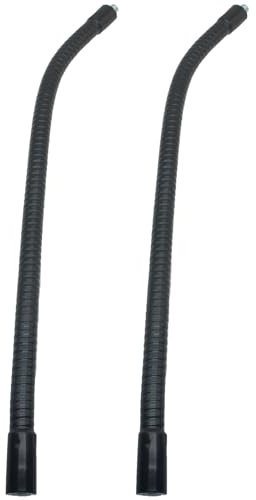 SYCZIOHU Supporto di prolunga per tubo a collo di cigno da 30,5 cm, 2 pezzi, braccio flessibile in metallo, supporto per microfono a collo d'oca, supporto per telefono e action camera (filettatura 1/4