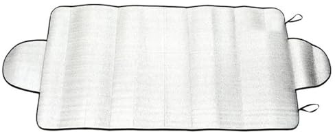 Vgvgaj Copertura parasole per auto, 150 x 70 cm, protezione solare per parabrezza auto, protezione solare automatica, ad alta riflettenza, per auto