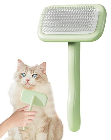 Kattborste för hårborttagning av husdjur | Kattskötsel fällborste för att ta bort lös kappa valpar kattunge städning bad inomhus