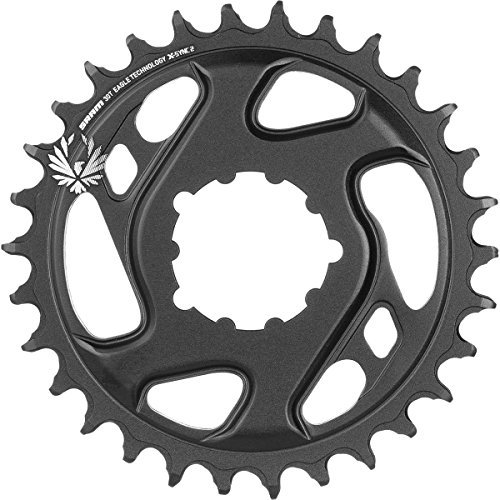 Sram Unisex – Erwachsene X-Sync2 Eagle Kettenblatt, Schwarz, 6mm